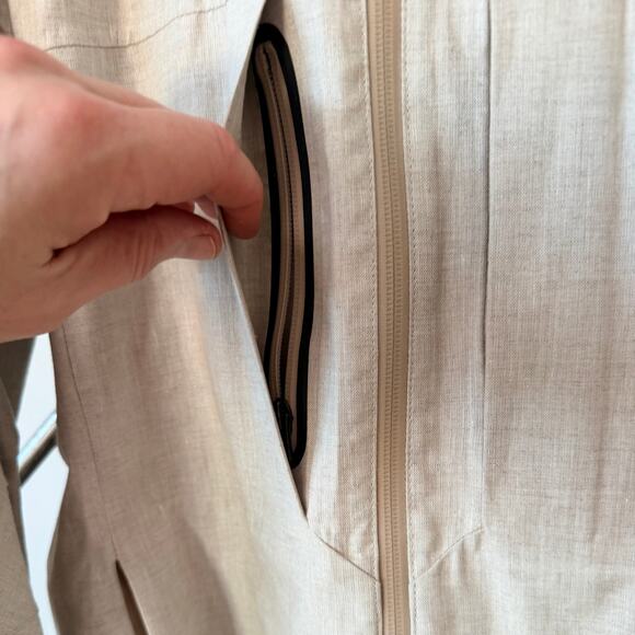 SEASE: Men's George Storm System Linen Blend Jacket - S - Picture 5 of 10